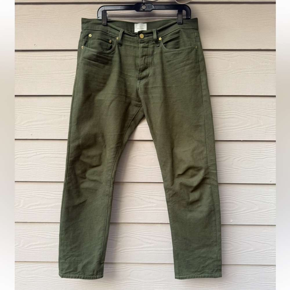Sid Mashburn Men's Green Straight Jeans